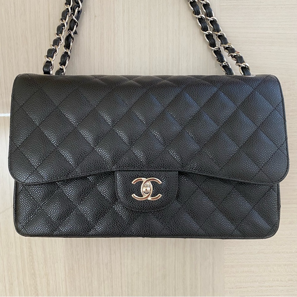 Chanel Caviar Jumbo Double Flap